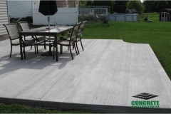 Backyard-Concrete-Patio-Installed-with-Broom-Finish-Milton-ON