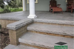 Concrete-Steps-Textured-Form-Liner-Installation-Milton-ON