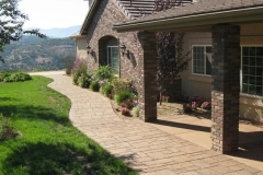 concrete-walkway-side-of-house-Milton