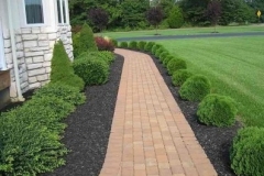 walkway-paving-stones-installed-in-garden-milton