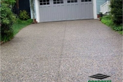 pebble-finish-concrete-driveway-Milton-ON-MapleState-Construction-Inc